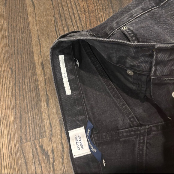 Citizens of humanity Ayla Raw hem crop in Bronson - Picture 6 of 10